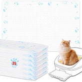 DOQVTIZAY cat pads packaging view for leak-free litter box preparation.