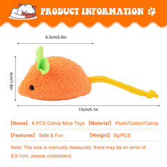 Dorakitten catnip toy mouse bite-resistant design displayed