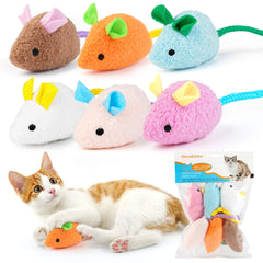 Dorakitten catnip toy mouse pack close-up boosts playful curiosity