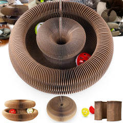 Dosanlues Magic Organ cat-scratcher-board offers engaging indoor-play for cats.