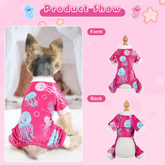 Dosuyi dog pajamas duck pattern warm, charming everyday wear.