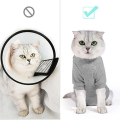 Dotoner recovery suit demonstrates easy-on dressing with elastic fabric and tape.