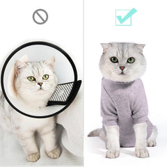 Dotoner cat recovery suit easy-dress with magic tape for quick dressing