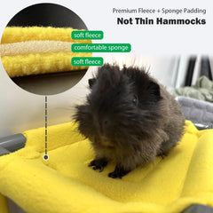 DOZZOPET double-layered fleece padding adds comfort for small pets.