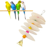 DQITJ Bird Cuttlebone Chew Toy 6-pack—beak health via natural calcium enrichment.