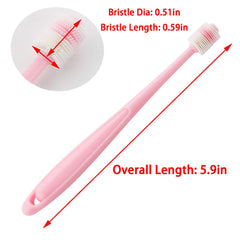 DQITJ non-slip handle design for comfortable brushing sessions