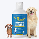Dr. Buzby’s Brain Boost bottle; organic MCT oil for cognitive support