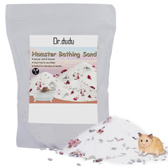 DR.DUDU hamster bath sand dust-free desert texture for gentle grooming