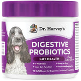 Dr Harvey's Digestive Probiotic Soft Chews dog bottle pour supports gut health