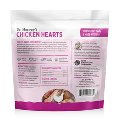Dr. Harvey's Freeze-Dried Chicken Hearts pack 2 — tasty protein-rich daily training snack.