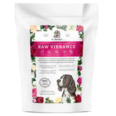 Dr. Harvey's Raw Vibrance base mix container highlights a nutrient-dense dog diet foundation.