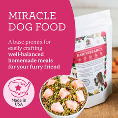 Dr. Harvey's Raw Vibrance rehydration step demonstrates quick prep for busy owners.