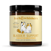 Dr. Mercola Bark & Whiskers packaging highlights vet-formulated urinary health blend