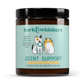 Dr. Mercola Bark & Whiskers bottle pour showcases easy dosing for joint support.