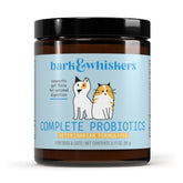 Dr. Mercola Bark & Whiskers probiotics powder with scoop supports immune and digestive health