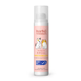 Dr. Mercola Bark & Whiskers krill oil pump close-up for precise daily dosing.
