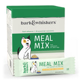 Dr Mercola Bark and Whiskers Meal Mix bag label highlighting balanced meals.
