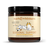 Dr. Mercola Bark & Whiskers Seasonal Support tub supports immune health for pets.