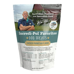 Dr. Pol USA-made dog treats with chicken, rice and cheese aromas for healthy snack moments