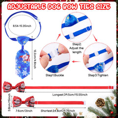 DragonflyDreams Christmas dog bandana Santa brightens family events