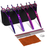 Dream Reach 7-inch dog grooming scissors front packaging for professionals