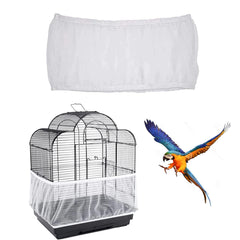 DreamAug bird cage cover with adjustable fit around the cage perimeter reduces mess on floors.