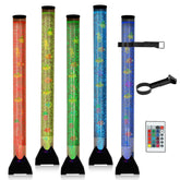 Dreamtrue 4FT sensory bubble tube lamp water tower glows with calming bubbles for relaxation