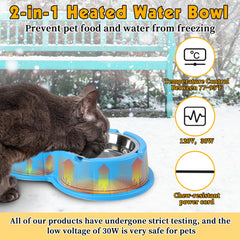 Dreyoo weatherproof blue cat shelter protects felines outdoors