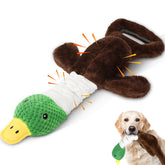Drmstow plush duck toy full-length for tug-of-war and bonding.