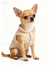 DroolingDog soft-warm small-dog coat front view provides cozy warmth for brisk walks.