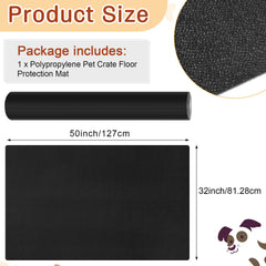 Drydiet waterproof material guards floors against spills and accidents.