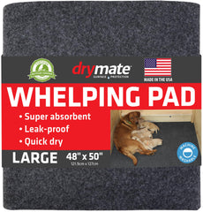 Drymate whelping box liner mat absorbent to keep whelping area clean