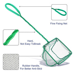 DSSPORT mesh close-up green shows fine 4-inch net mesh ideal for small fish.