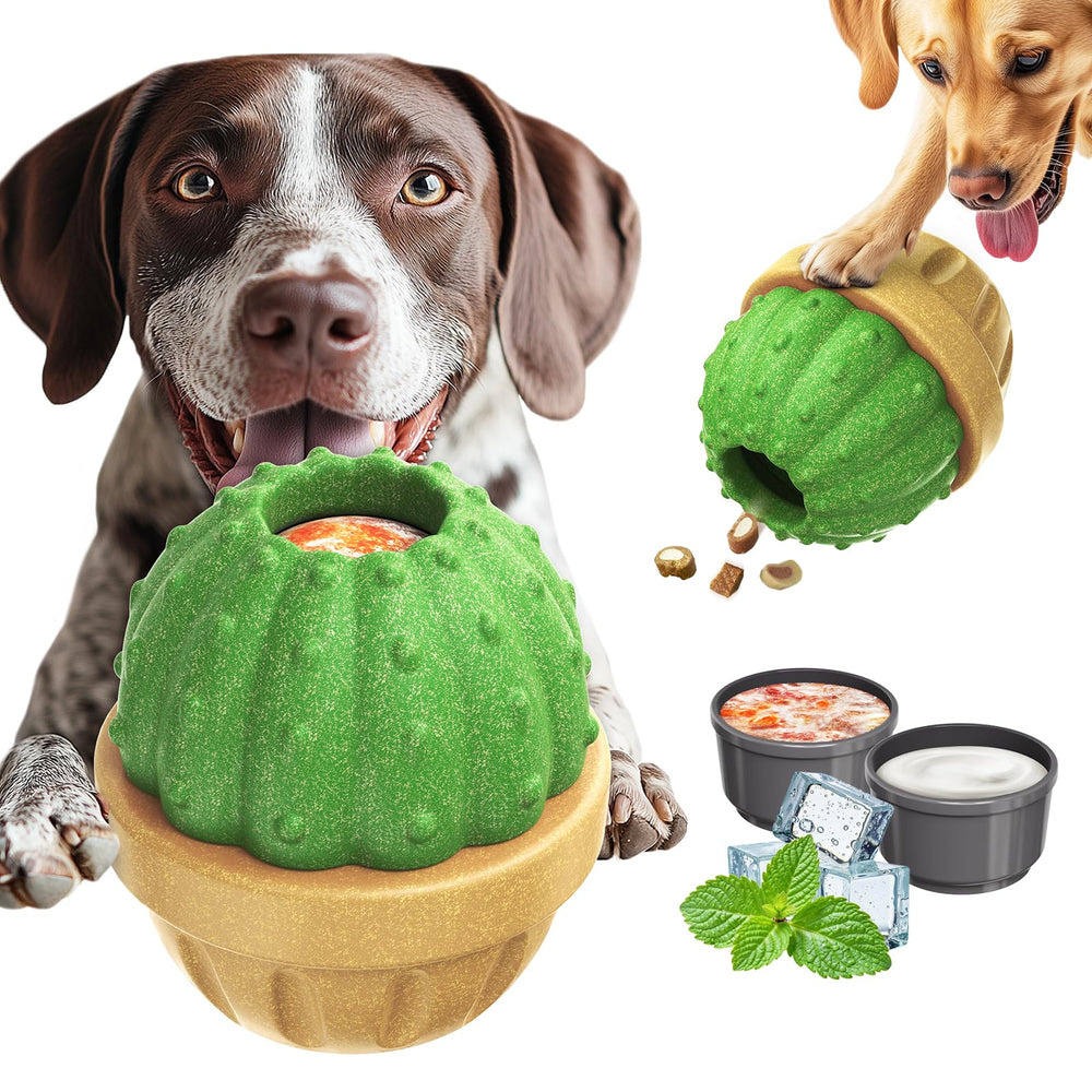 DSUMD interactive dog toy green keeps dogs engaged for longer play