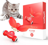Duasdne Kitifish toy on floor sparks active indoor cat playtime