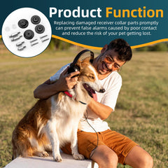 DuckcowsC black POM washer cushions contact and resists slipping against skin.