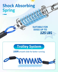 Duckygoo 100ft tie-out cable extends outdoor exploration