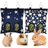 Ducyak star-daisy hay feeder front view keeps hay tidy for rabbits