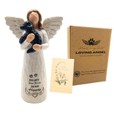 DUDULOVY angel dog memorial statue offers lasting remembrance of a beloved pet