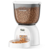 DUDUPET 5L food storage keeps kibble fresh between refills.