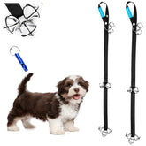 Duke & Dixie dog doorbells setup shows easy potty cues for puppies.