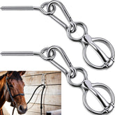Dunzy 2 Sets Quick Snaps closeup showing durable stainless steel construction for reliable tack handling