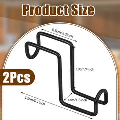Dunzy bridle hook heavy-duty metal with durable mounting for halters