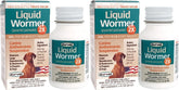 Durvet 2X Liquid Wormer bottle front for dogs supports parasite control.