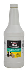 Durvet Bloat Treatment bottle front demonstrates easy administration for livestock.
