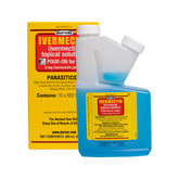 Durvet Ivermectin Pour-On 250 mL bottle for cattle deworming