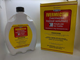 Durvet Ivermectin Pour-On cattle bottle 1000 mL for convenient parasite control.