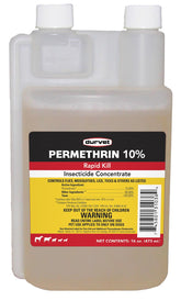 Durvet Permethrin EC 10% 16 oz bottle front for dog pest control