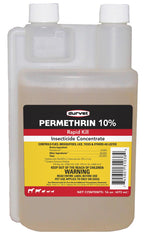 Durvet Permethrin EC 10% 16 oz bottle front for dog pest control