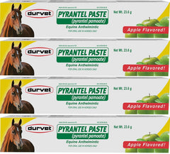 Durvet Pyrantel Paste Apple Flavor tube for easy equine deworming and parasite control